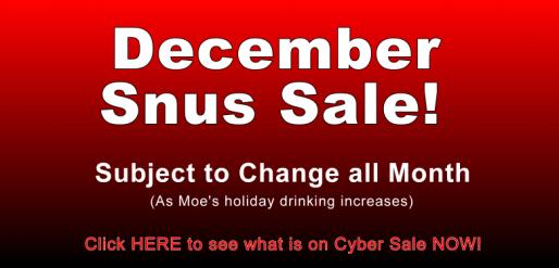 Christmas Snus Sale at SnusCentral.com